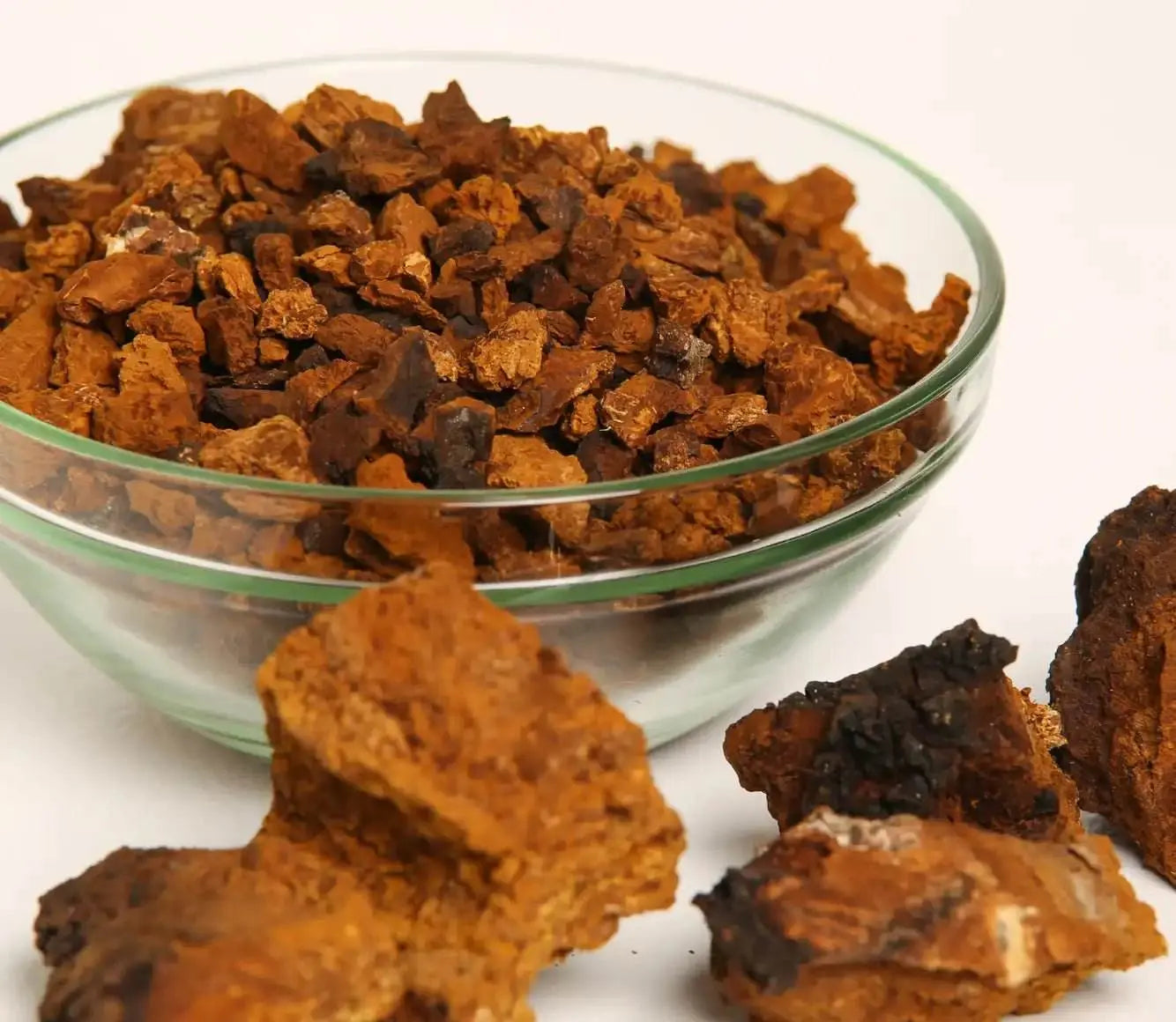 Estratto di Chaga di prima qualità per rafforzare naturalmente il sistema immunitario e migliorare la tua routine di benessere con un lusso senza pari