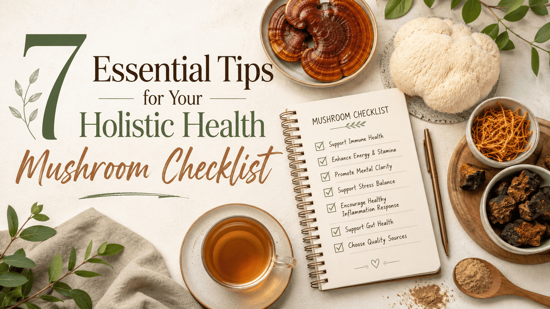 7 wichtige Tipps für Ihre ganzheitliche Gesundheits-Pilz-Checkliste – Amanita Store