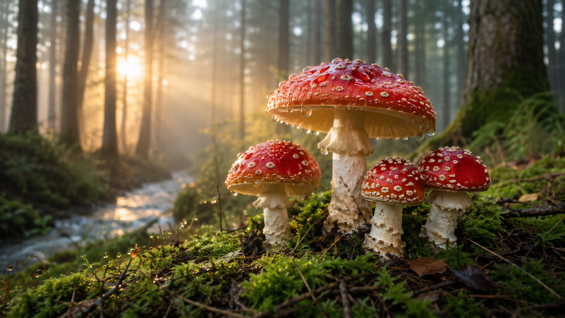 Fliegenpilz: Eine visuelle Reise in die ikonische Entspannung der Natur – Amanita Store