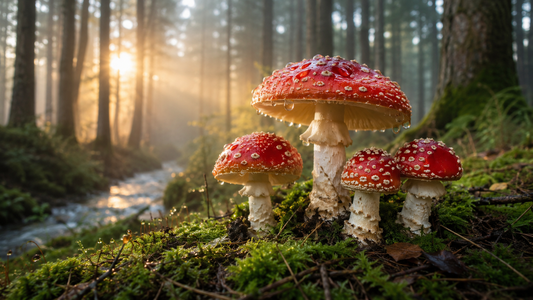 Fliegenpilz: Eine visuelle Reise in die ikonische Entspannung der Natur – Amanita Store