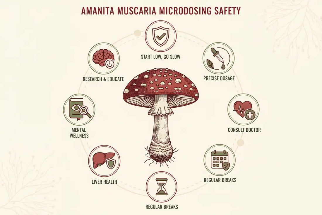 Amanita muscaria microdosing: 7 Essential Safety Guidelines to Follow - Amanita Store