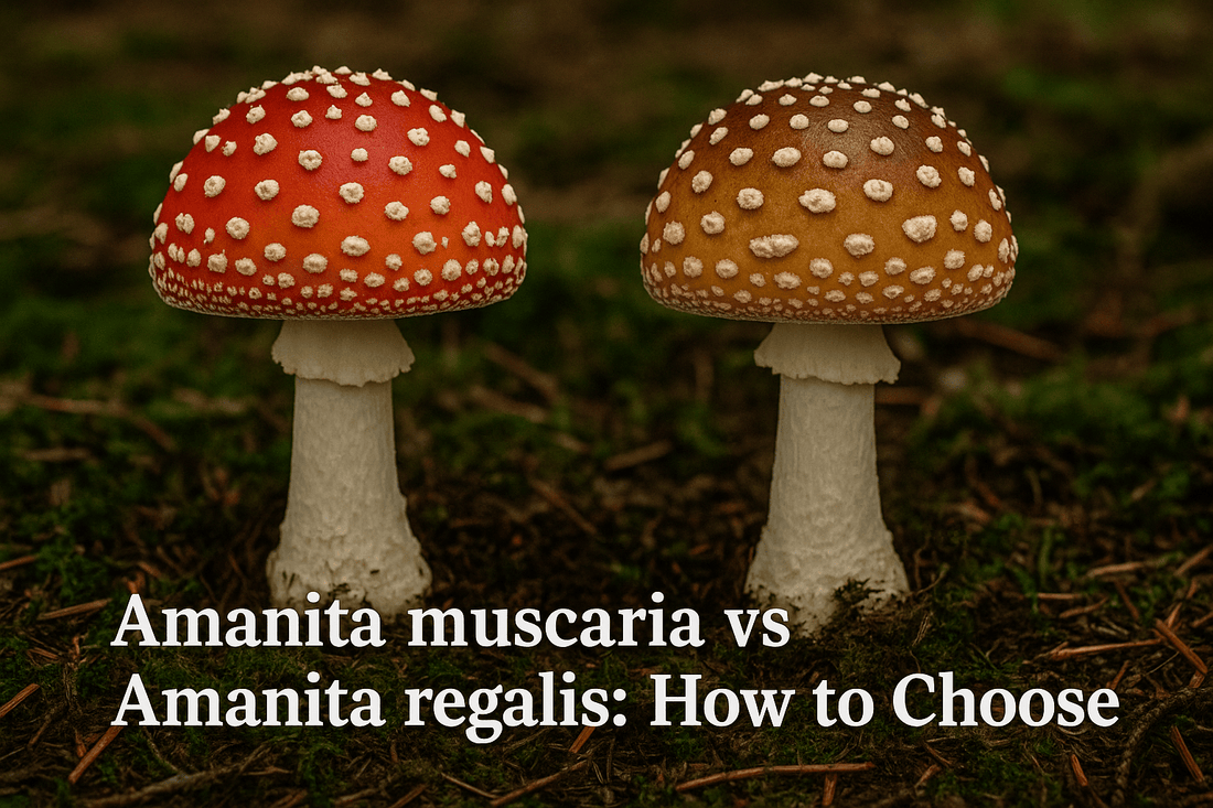Amanita Muscaria vs Amanita Regalis: How to Choose - Amanita Store