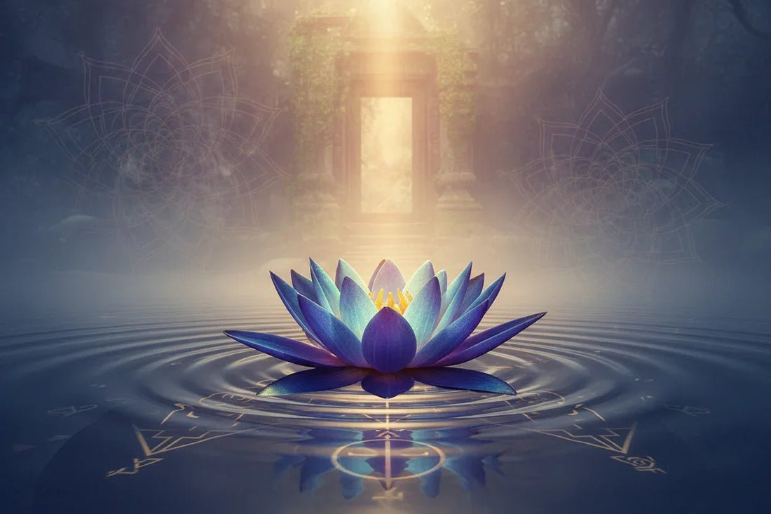 Erwachende Gelassenheit: Die uralten Geheimnisse der Blauen Lotusblume für moderne Achtsamkeit entdecken – Amanita Store