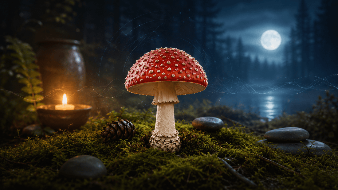 Jenseits des Gebräus: Eine beruhigende Nacht-Routine mit der ästhetischen Gelassenheit des Fliegenpilzes gestalten – Amanita Store