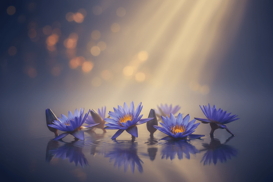 Jenseits des Schleiers: Blauer Lotus als Gateway zu Enhanced Mindfulness & Serenity - Amanita Store