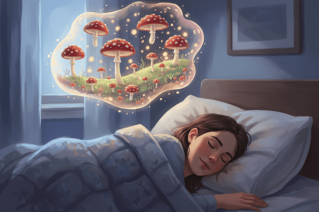 Traum Weaver: Enthüllung Fliegenpilz Gentle Embrace for Restful Nights - Amanita Store