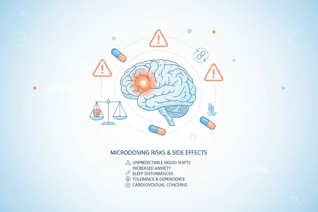 Microdosering ontdekken: risico's en bijwerkingen onthuld - Amanita Store