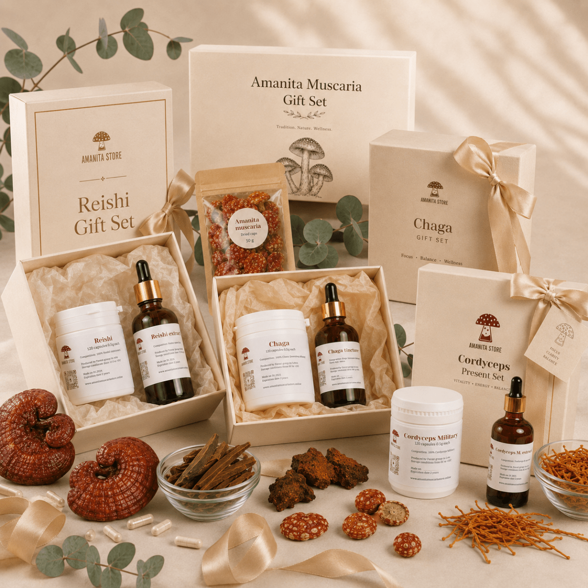 Mushroom Gift Sets - Amanita Store
