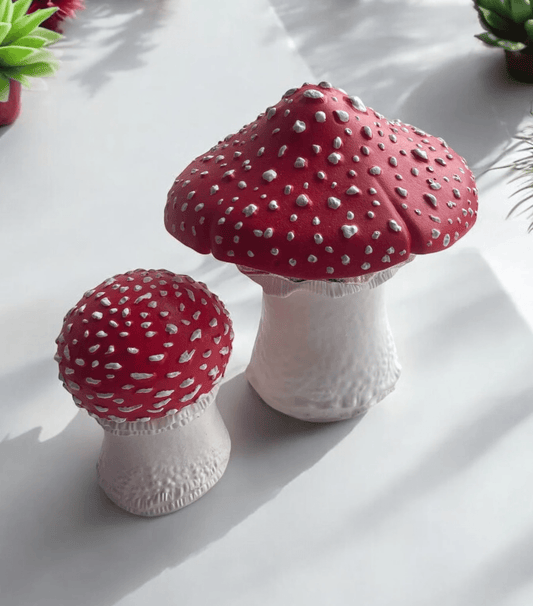 Amanita-Keramiktopfkerze