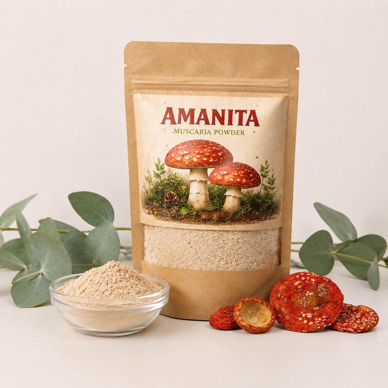 Amanita Muscaria Powder – Premium Fly Agaric Mushroom Extract