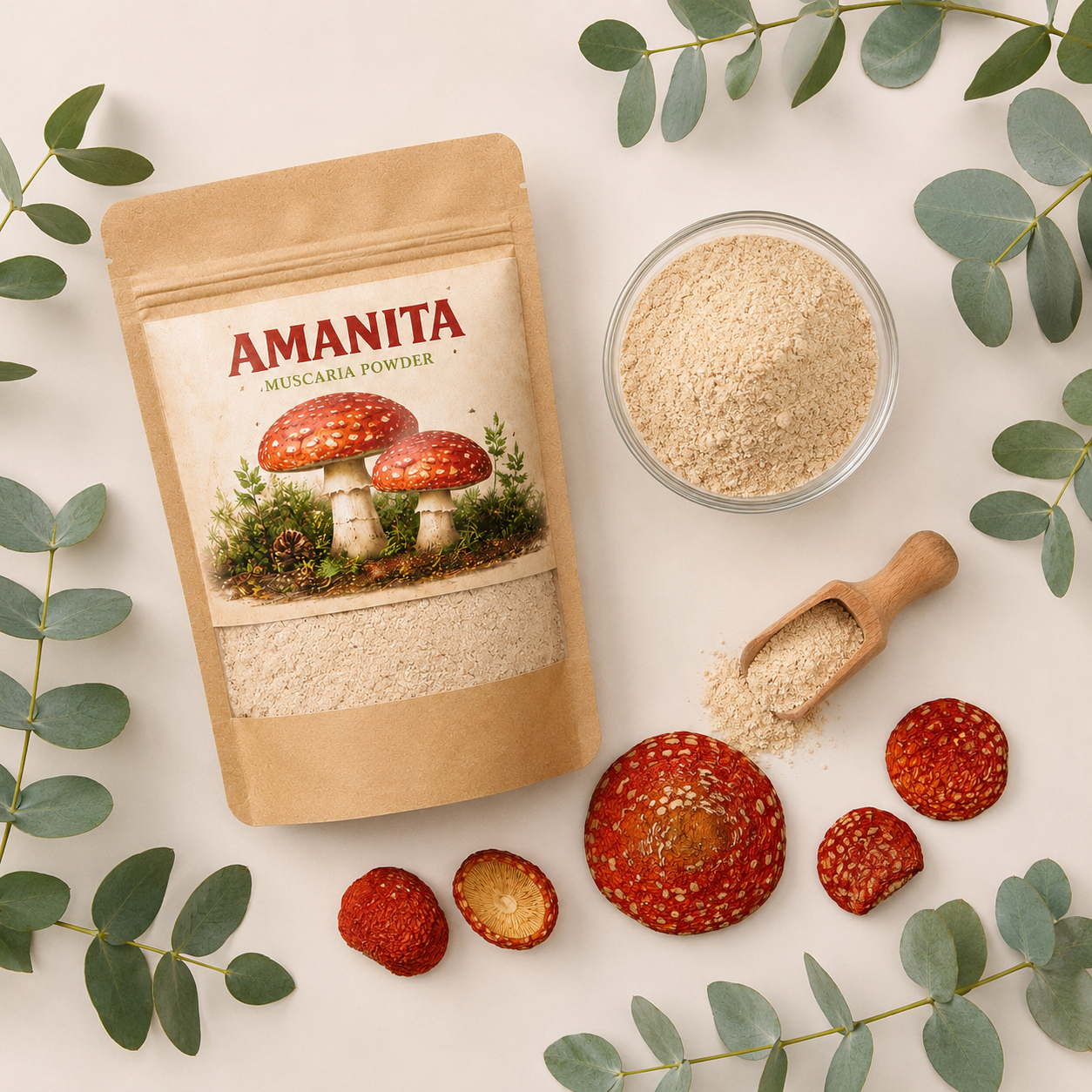 Amanita Muscaria Powder – Premium Fly Agaric Mushroom Extract