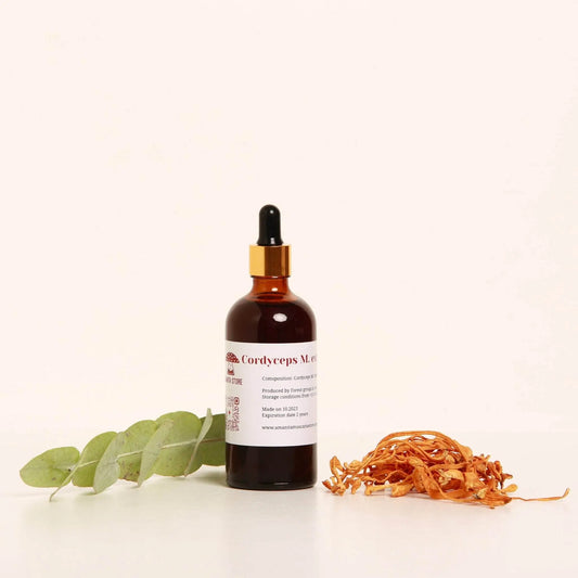 Tintura de Cordyceps – Dupla Extração de Corpos Frutíferos Orgânicos Frescos.