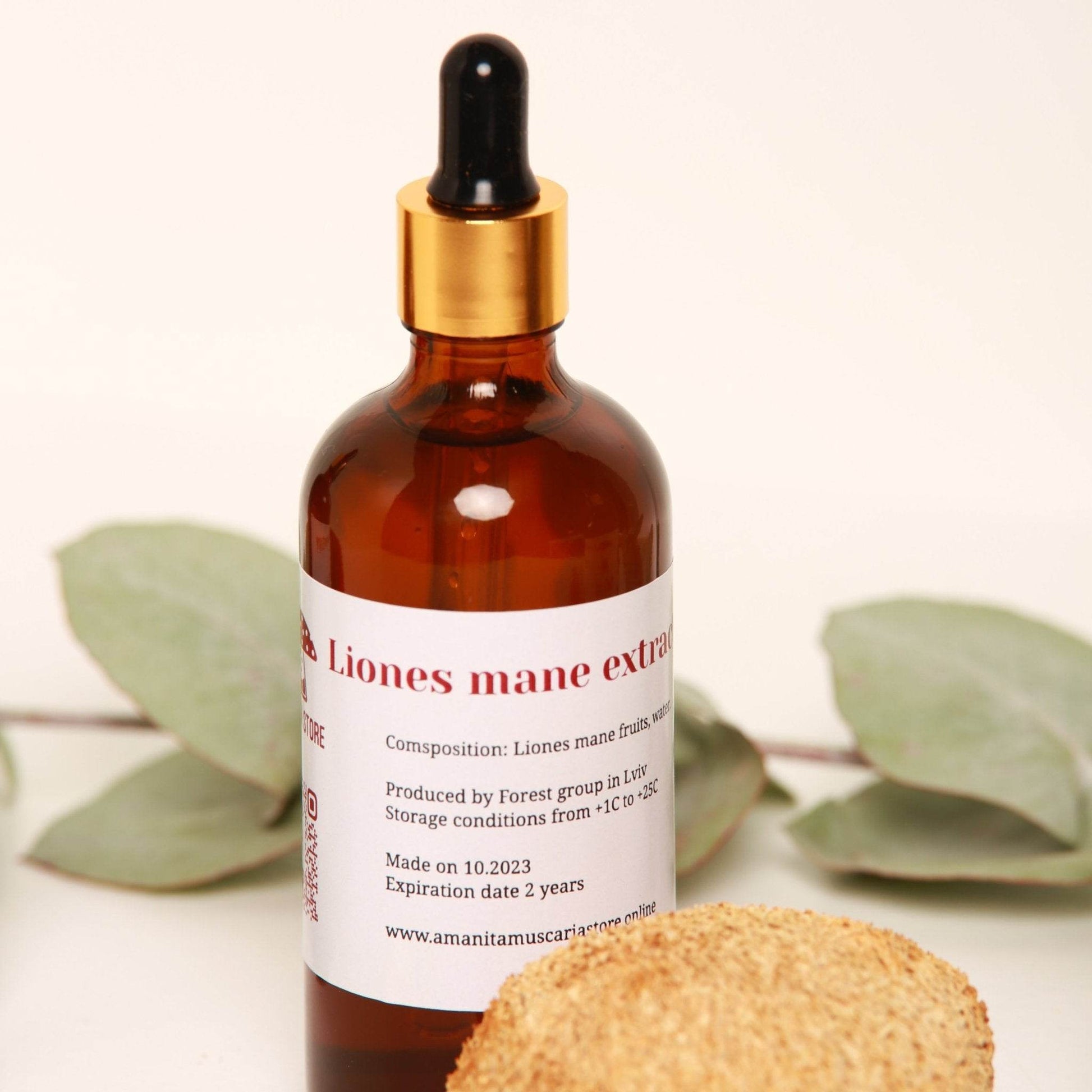 Teinture de crinière de lion – Double extraction à partir de fruits biologiques frais.