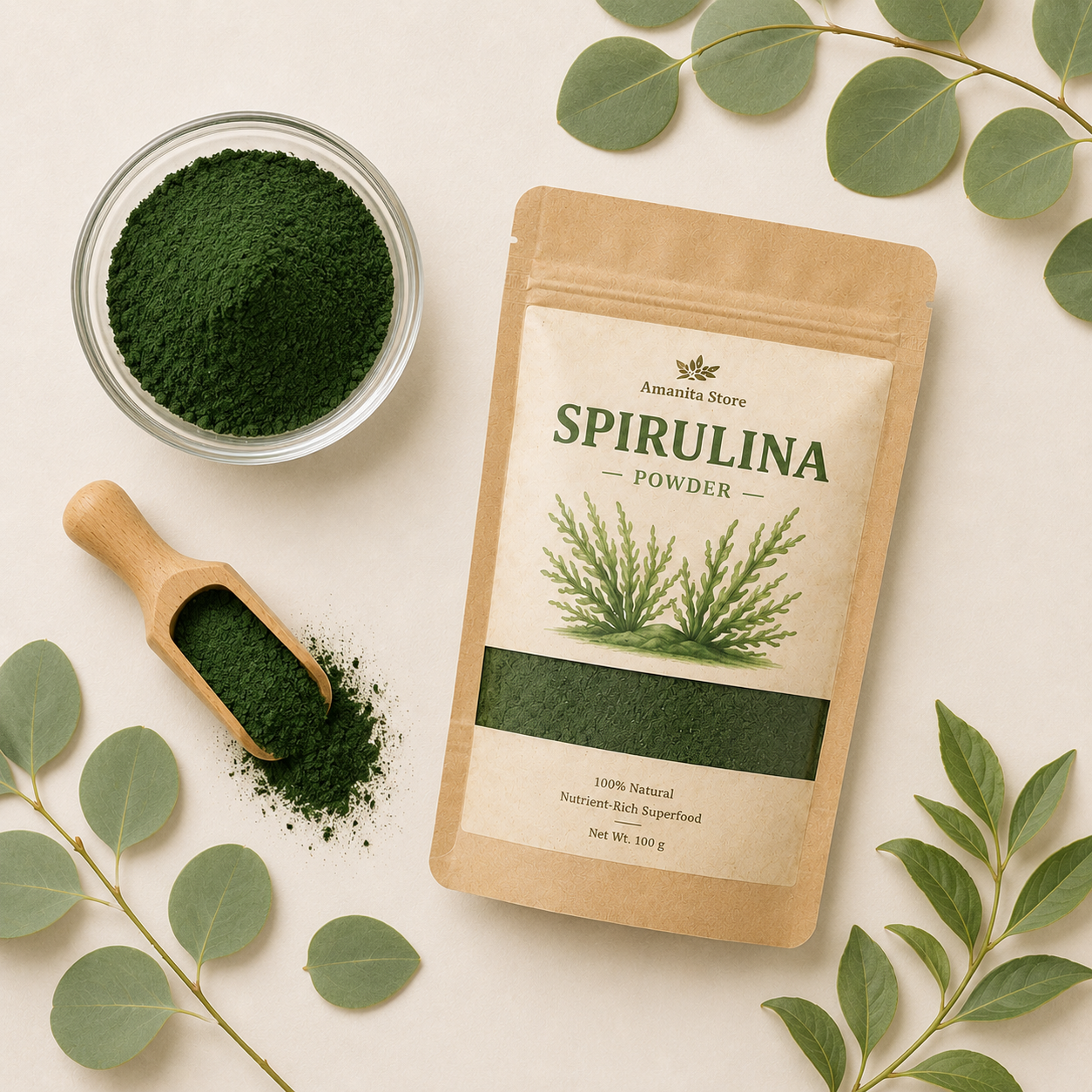 Organic Spirulina Powder